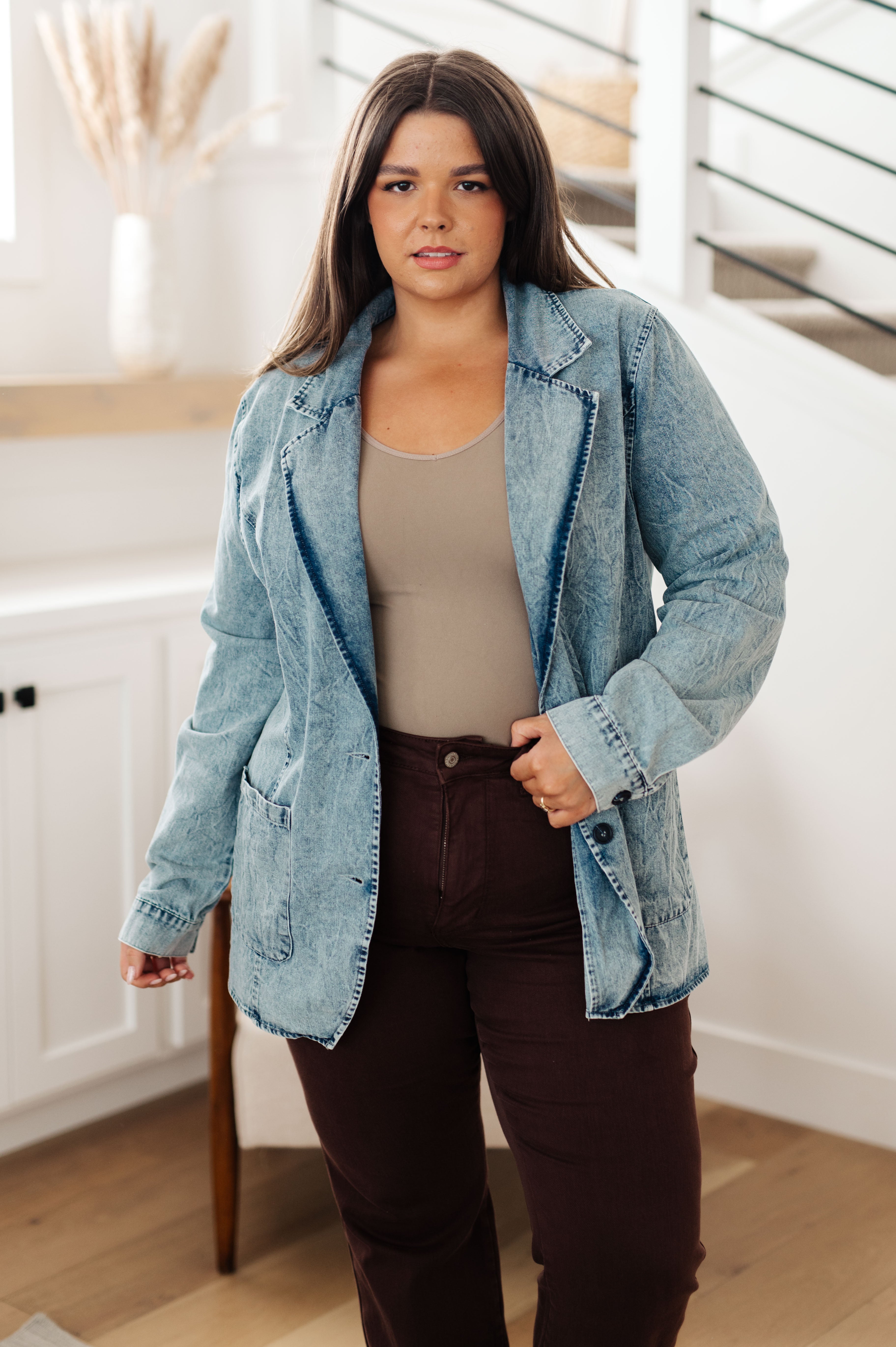 BusinessBrunchDenimBlazer6